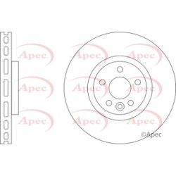 Brake Disc APEC DSK3382 OE Ref 31423305