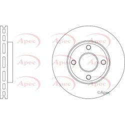 Brake Disc APEC DSK3392 OE Ref 2095058