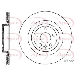 Brake Disc APEC DSK3400 OE Ref T4N1744