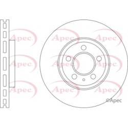 Brake Disc APEC DSK3402 OE Ref 2Q0615301H