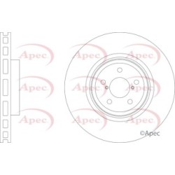 Brake Disc APEC DSK3407 OE Ref 26300AG001
