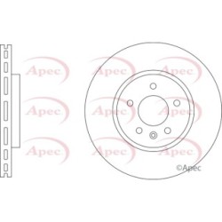 Brake Disc APEC DSK3413 OE Ref 13521005
