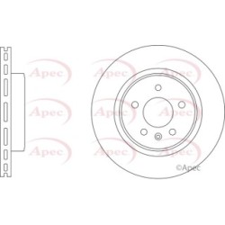 Brake Disc APEC DSK3414 OE Ref 13595816