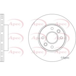 Brake Disc APEC DSK3424 OE Ref 51712F9000