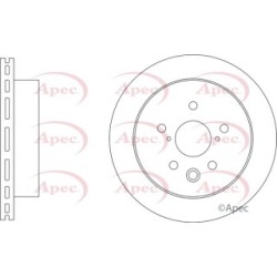 Brake Disc APEC DSK3425 OE Ref 4243153020