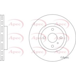 Brake Disc APEC DSK3430 OE Ref NA5F33251