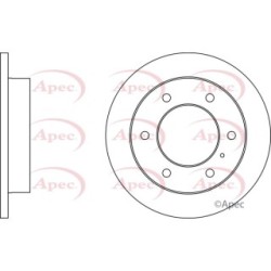 Brake Disc APEC DSK3440 OE Ref 910 423 21 00 07