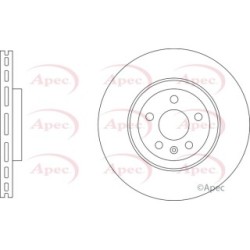 Brake Disc APEC DSK3442 APEC