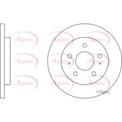 Brake Disc APEC DSK3451 OE Ref 5561168R00 APEC