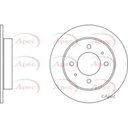 Brake Disc APEC DSK346 OE Ref 5841129310