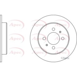 Brake Disc APEC DSK347 OE Ref MB699287