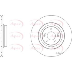 Brake Disc APEC DSK3473 OE Ref 51712S0100