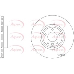 Brake Disc APEC DSK3492 OE Ref LR161889