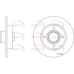 Brake Disc APEC DSK3497 OE Ref 1623835180