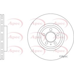 Brake Disc APEC DSK3507 OE Ref 34206877225 APEC