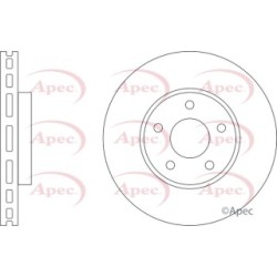 Brake Disc APEC DSK3516 OE Ref 2305503