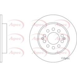 Brake Disc APEC DSK3520 OE Ref 10266049