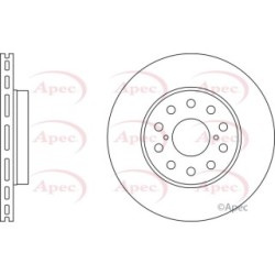 Brake Disc APEC DSK355 OE Ref 4243117070 APEC