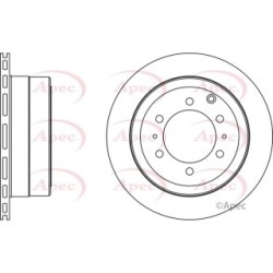 Brake Disc APEC DSK357 OE Ref 4243160180