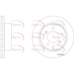 Brake Disc APEC DSK3594 OE Ref 58411S1700