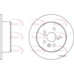 Brake Disc APEC DSK361 OE Ref 4243120330 APEC