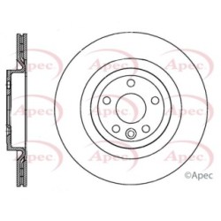 Brake Disc APEC DSK3754 OE Ref 65508030004