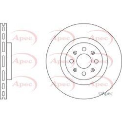 Brake Disc APEC DSK3769 OE Ref 51778054