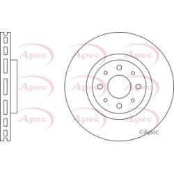 Brake Disc APEC DSK3878 OE Ref 52195818