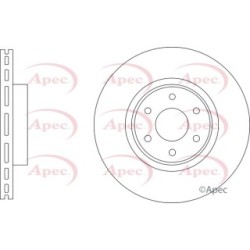 Brake Disc APEC DSK3887 OE Ref EB3C1125BA