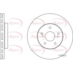 Brake Disc APEC DSK3902 OE Ref 432066RN0A