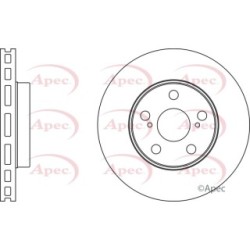Brake Disc APEC DSK4100 OE Ref 26300FL010