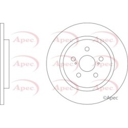 Brake Disc APEC DSK4164 OE Ref 424310D210 APEC