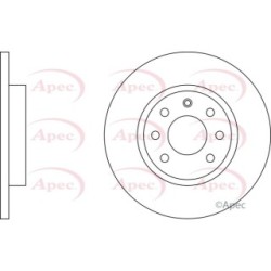 Brake Disc APEC DSK501 OE Ref 34102947