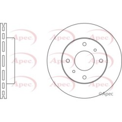 Brake Disc APEC DSK507 OE Ref 402064M402