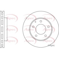 Brake Disc APEC DSK524 OE Ref 3958455
