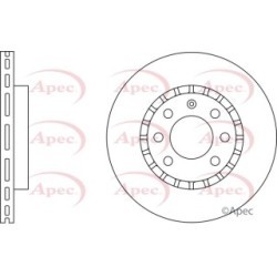 Brake Disc APEC DSK532 OE Ref 569046