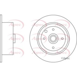 Brake Disc APEC DSK535 OE Ref 90250703