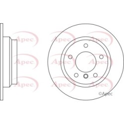 Brake Disc APEC DSK536 OE Ref 34211158936