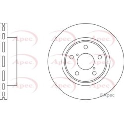 Brake Disc APEC DSK543 OE Ref 26300AE090