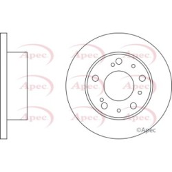 Brake Disc APEC DSK548 OE Ref 424695