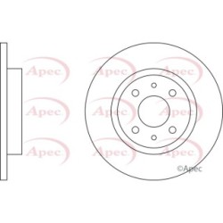 Brake Disc APEC DSK551 OE Ref 71738373