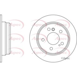 Brake Disc APEC DSK558 OE Ref 2014231112