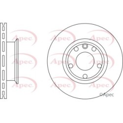 Brake Disc APEC DSK560 OE Ref 701615301D