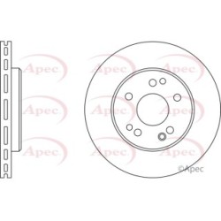 Brake Disc APEC DSK571 OE Ref 1244212712