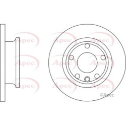 Brake Disc APEC DSK591 OE Ref 701615301C