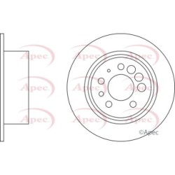 Brake Disc APEC DSK619 OE Ref 1205782