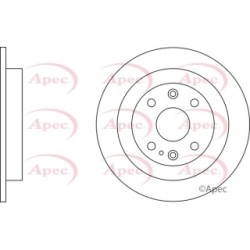Brake Disc APEC DSK623 OE Ref BB4C26251B