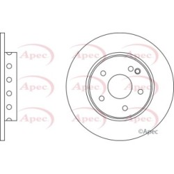 Brake Disc APEC DSK629 OE Ref A2024210212