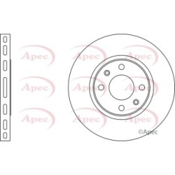 Brake Disc APEC DSK633 OE Ref 4246L8