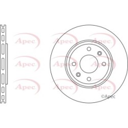 Brake Disc APEC DSK642 OE Ref 4246T9